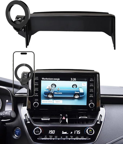 PZK Car Phone Mount for 2019-2026 Toyota Corolla/Corolla Cross 2022-2026 | 2019-2026 Corolla Hatchback Accessories 8-inch Screen Magsafe Magnetic Phone Holder Hands-Free 360° Rotation Not Block Vent by SpecificCarPhoneHolder