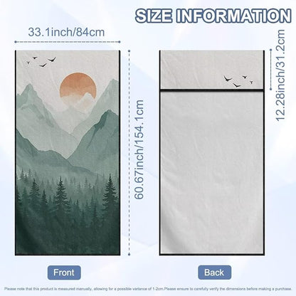 Car Towel Seat Cover Mountain Car Seat Cover Protector Breathable Non-Slip Cars Interior Accessories with Storage Bag for Cars, SUVs, and Trucks - Image 7