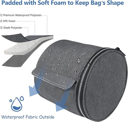 kakaforsa Hanging Toilet Paper Holder, Cat Proof, Water-Resistant, | Portable roll paper case for camping, Bathroom, RV Car Travel, with zippered cover and hanging strap - Image 4