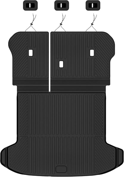 AUXKO All Weather Cargo Mat Backrest Mat for Kia Sportage 2023-2026 | High Wall,All-Weather,All Season,Odorless,Anti Slip,Rain&Salt Resistant,TPE Material,Black,Accessories,Pet Friendly - Image 2