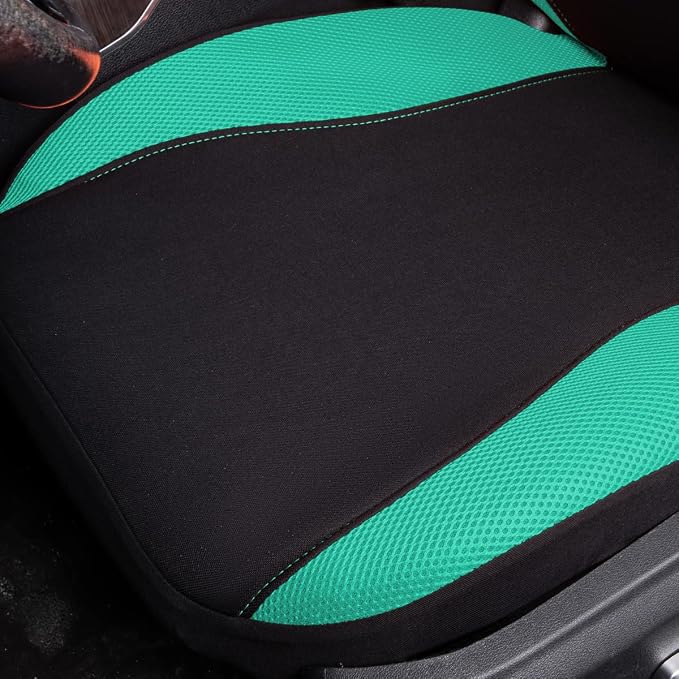 Flying Banner Butterfly car seat Covers ful Set Fashion Universal Lady Woman Female Rear Bench Split Colorized (Full Set, Mint Green) - Image 6