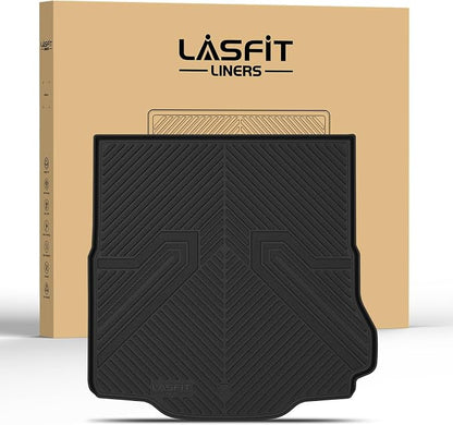 LASFIT Cargo Mat for Dodge Charger Daytona EV 2-Door 2024-2026 | Not Fit Gas or 4-Door Models, All Weather TPE Custom Fit Cargo Trunk Liner Accessories, Black by LASFIT