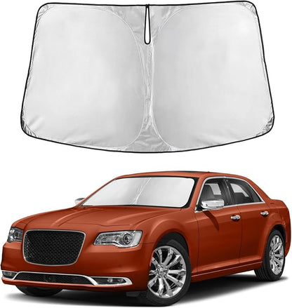 Autovir Windshield Sun Shade Fit for 2019-2023 2024 2025 Cadillac XT4 | Sunshade, Front Car Window Shades Sun Visor, Blocks UV Rays & Heat, Car Accessories by Autovir