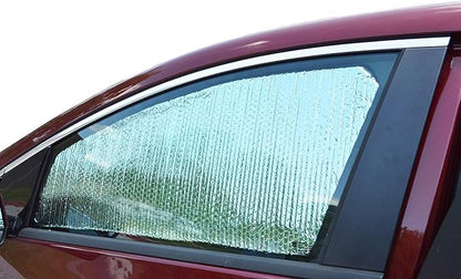 Custom Fit Car Side Window Sunshade for 2019-2025 Cadillac XT4 2019 2020 2021 2022 2023 2024 - Set of 4 Front and Rear Sun Shades, Reflective UV Heat Shield, Real Aluminum Foil - Image 2