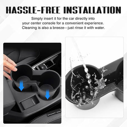 Autorder Car Cup Holder for Subaru Crosstrek 2024-2026 Accessories Water Cup Holders TPE Durable Cup Holder Insert for Crosstrek - Image 7