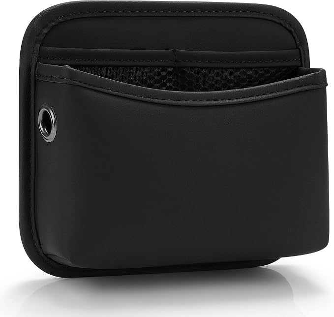 Accmor Car Seat Side Pocket Organizer, PU Leather Pouch Bag for Car Seat, Door, Window, Console, Registration Wallet Cards Trash Phone Sunglasses Holder Pocket for Auto by Accmor