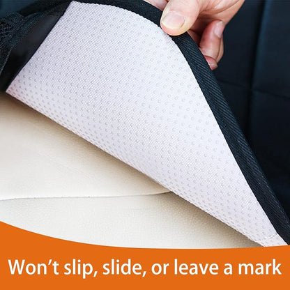 Meolsaek Car Seat Protector, Non-Slip Backing Will Not Leave Imprint | Waterproof Thicker Car Seat Cover for SUV, Sedan, Truck, Leather Car Seat Cushion - Image 4