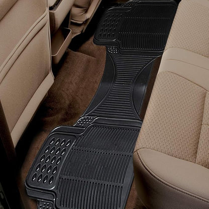 Vaygway Car Floor Mat Runner - Rubber Rear Floor Mat Liner - Black Back Seat Liner - Auto Trimmable Universal Fit Rug for Vehicle - Image 6