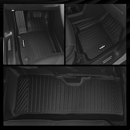 Floor Mats for Lincoln Nautilus 2024-2025 2026 Accessories | Trunk Mat & Door Sill Guard All Weather TPE Protector Odorless Interior Floor Liners - Image 4