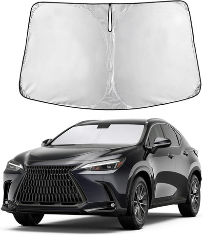 Autovir Windshield Sun Shade Fit for 2022-2024 2025 2026 Lexus X | Sunshade, Front Car Window Shades Sun Visor, Blocks UV Rays & Heat, Car Accessories by Autovir