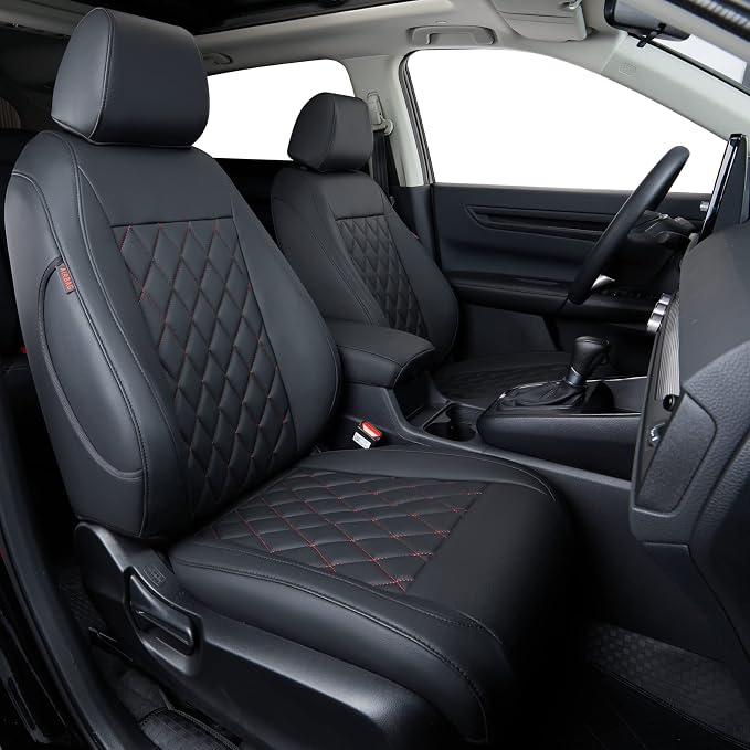 coverdream Custom Seat Covers for 2023-2026 Honda CR-V,Premium Faux Leather Car Seat Cover Set,Full Set Waterproof SUV Seat Protector,Armrest Covers Included by Coverdream