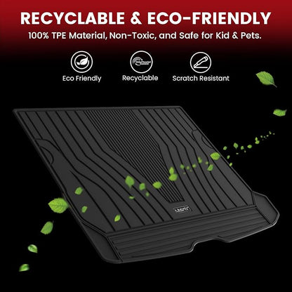 LASFIT Cargo Liner for Mercedes Benz GLC SUV 300/43 AMG 2023-2026 |    & (350e & 63 AMG S E Performance), All Weather TPE Non-Slip Trunk Mat, Black - Image 8