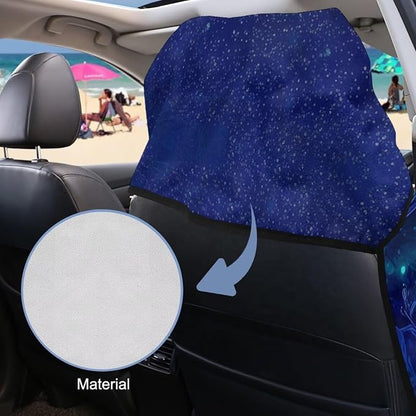 Sea Turtle Print Car Seat Cover Towels Front Seats Butterfly Flower Print Automotive Seat Covers for Truck Sedan SUV Sweat Absorption Running Towel, Workout Towel and Yoga Mat - Image 4