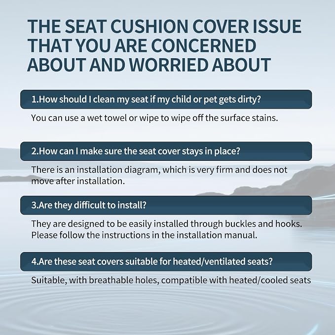 Stinger Car Seat Covers Fit for Kia Stinger 2018-2023, Premium Full Coverage Leather Automotive Seat Protectors, All Seasons Waterproof Breathable, Airbag Compatible, 2 Front Seats, Red & Black - Image 8