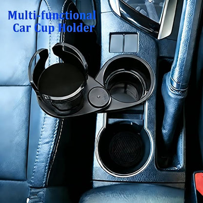 Car Cup Holder Expander, 2-in-1 Adjustable Adapter, 360° Base - Image 2