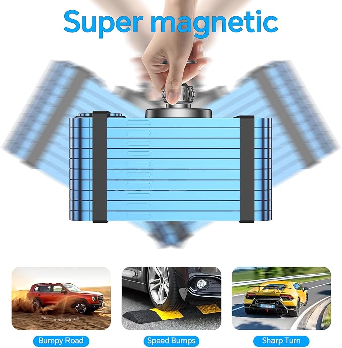 for MagSafe Car Mount Charger【Stronger Magnet】 iPhone Magnetic Wireless Car Charger【Dashboard+Vent】for Magsafe Car Charger Cell Phone Car Mount for iPhone 16 Pro Max 15 14 13 12 MagSafe Cases - Image 9