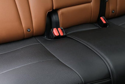 1 Pack Scalable (Adjustable Length (49-55'') Back Seat Cover Car Seat Cover Seat Protector Rear Seat Bottom Cover Fits 90% of car - for Seat Bottom Only (Black - Rear seat) - Image 3