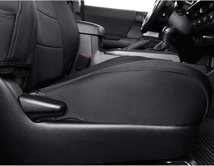 EKR Tacoma Back Seat Covers Custom for Toyota Tacoma (Hybrid) 2024 2025 2026 Double cab TRD Sport,TRD Off-Road,Limited,Trailhunter- Second Row Only,Neoprene(Black) - Image 2