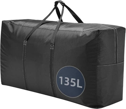 Extra Large travel duffel bag with Strong Handles, Waterproof duffel bag, Durable Zippers, Extra Large Storage Totes for Space Saving and Moving Supplies by Unknown