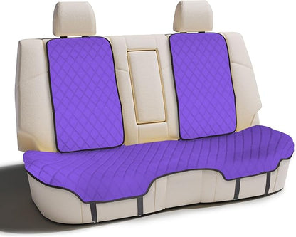 FH Group Car Seat Cover Cushion - Cars Trucks SUV, Neosupreme Car Seat Cushions, Waterproof Car Seat Cover Cushion, Universal Fit Car Seat Protector Rear Set Purple by FHGroup