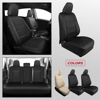 FREESOO Custom Leather Seat Covers for Toyota Corolla LE 2023-2026 | Sedan, Full Set, Waterproof, Airbag Compatible, Scratch-resistant, Anti-slip, Protector Cushion, Durable Material, Easy-clean - Image 7