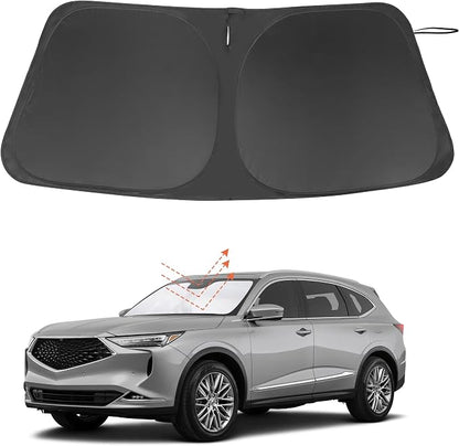 Windshield Sun Shade for 2021-2026 Acura MDX Accessories | Full covered for windshield, Foldable & Durable, Block UV Rays, Reduce Heat, Easy to install, Keep Car Cooler by LHFLIVE