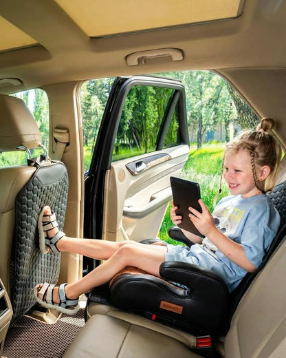 Set Seat Back Organizer & Car Seat Protector Hexy Waterproof & Non-Slip Protector for Child Car Cushion for Leather and Fabric Seats (Black Set 2) - Image 9