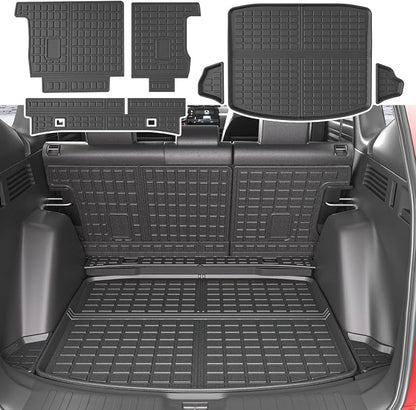 xipoqix Cargo Mat Backrest Mat Compatible with 2017-2022 Honda CRV | Cargo Liner Back Seat Protector Trunk Liner Replacement for 2017-2022 Honda CR-V Accessories(Trunk Mat+Backrest Mat) by xipoqix