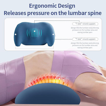 Lumbar Support Pillow for Office Chair, Memory Foam Car Back Cushion | Lumbar Pillow Lower Back with Adjustable Straps, Ergonomic Chair Back Pillow for Office, Car, Gaming Chairs and Bed - Image 5