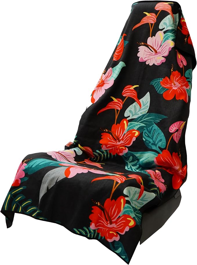 Sprints Athletic Running Towel, Full-Sized, Car Seat Cover - Performance Microfiber (Moonrise in Maui) by Sprints