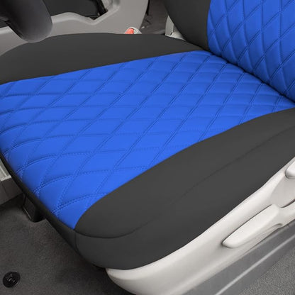 FH Group Custom Fit Car Seat Covers Specifically Made for 2011-2020 Toyota Sienna 7 Seater with Ultraflex Neoprene Water Resistant Automotive Seat Covers - Full Set Blue - Image 10