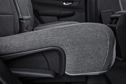 coverdream CRV Seat Covers Custom Fit for 2017-2021 2022 Honda CRV LX,EX,SE,EX-L,Touring,Hybrid,Fully Covered,Airbag Compatible UV Resistant Polyester Car Seat Protector(Full Set,Gray) - Image 6