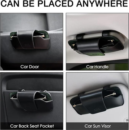Sunglass Holder for Car Visor Glasses Case Non-Slip Clip Universal for Sunglasses Eyeglasses Car Interior Accessory - Image 7