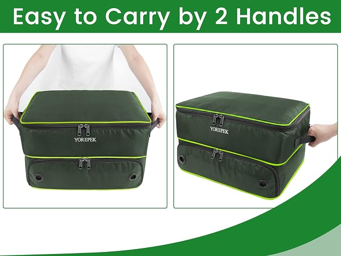 YOREPEK Golf Gifts for Men, 2 Layer Golf Trunk Organizer for 2 Pair Shoes | Waterproof Car Trunk Locker with Separate Ventilated Compartment for Balls, Tees, Clothes, Gloves, Birthday Gifts for Golfers - Image 8