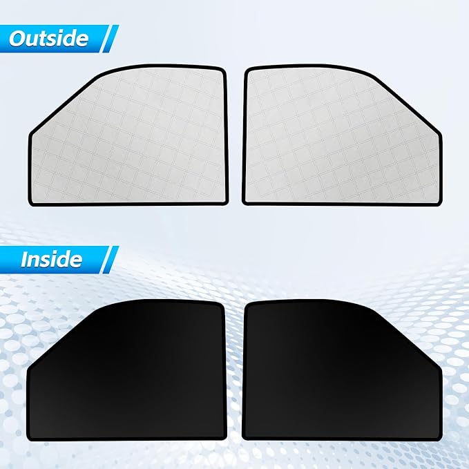 Magnetic Side Window Sun Shade for 1996-2026 Chevy Express/GMC Savana | Aluminum Reflective Layer, UV Heat Blocking Sunshade, Includes Storage Bag, for Camper Vans & Overnight Stops (2PCS) - Image 7