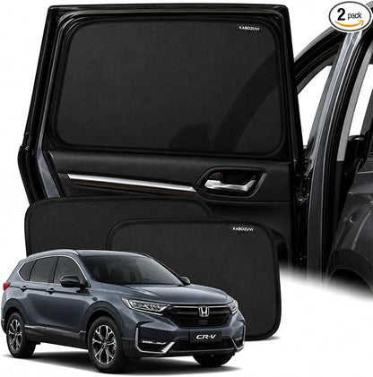 Car Window Shades for 2023-2025 Honda CRV Rear Side Window Mesh Sun Shade | Rear Side Window Sunshade, Breathable Privacy Window Covers, UV Protection & Heat Insulation, for Baby Camping Napping, 2PCS by Unknown