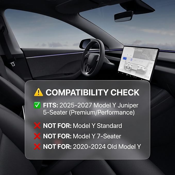 All Weather Cargo Liners for New 2025 2026 Tesla Model Y Juniper Trunk Mat with Front and Rear Frunk Trunk Tray Mats Protector Anti-Slip TPE Accessories (3PCS) | Not fit Standard & YL, (3PCS) Front & Rear Frunk Trunk Tray Mats Protector Anti-Slip Cargo... - Image 2