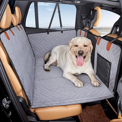Hard Bottom Dog Car Seat Cover for Back Seat,Seat Extender for Dogs | Strong Support,More Rest Space,Waterproof, Scratch Resistant,Car Seat Protector,Dog Hammock for Car/SUV/Small Truck - Image 7