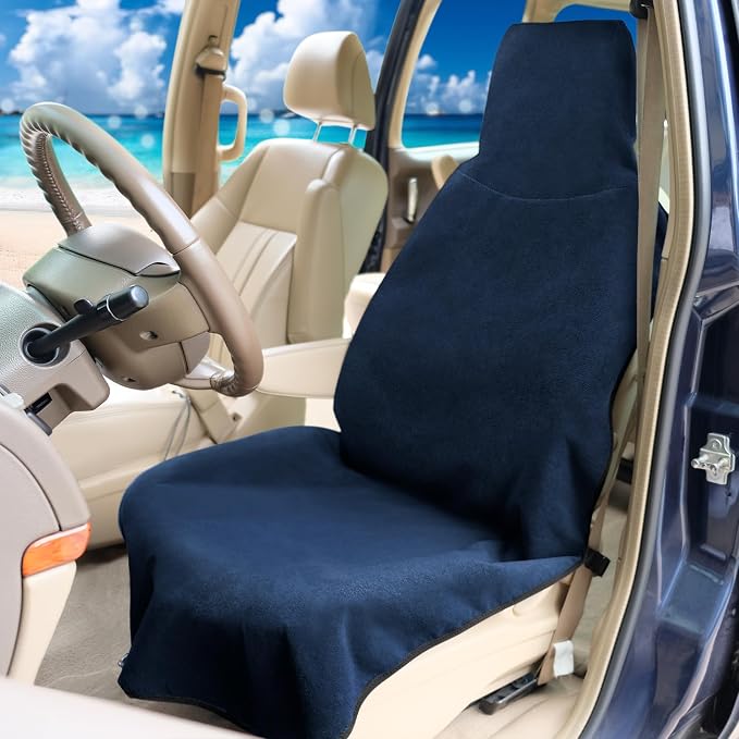 Waterproof Car Seat Cover Towel | Sweat-proof, Universal Fit for SUV & Truck, For Gym, Yoga, Pets, Workout, Beach, Microfiber Fabric, Machine Washable - Image 2