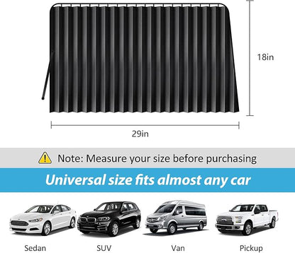 XCBYT Magnetic Car Curtains for Windows, 100% UV Blackout Privacy Shades | Blocks the sun to provide complete privacy. Ideal for car camping, breastfeeding, taking naps during lunch breaks - Image 6