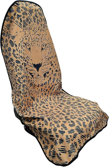 Waterproof Sweating Car Seat Cover for Post Gym Workout, Running, Swimming, Beach and Hiking, Universal Fit Non-Slip Bucket Seat Protector for Cars SUV Trucks, Machine Washable (Jaguar) by DECKALY