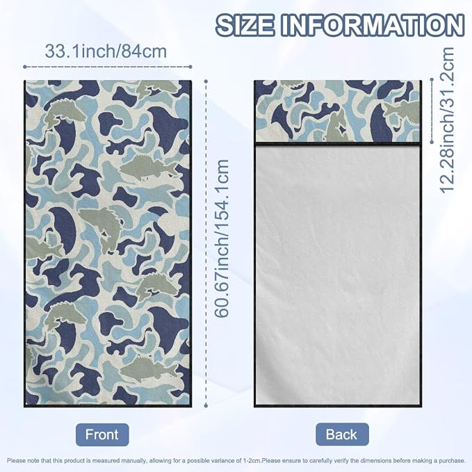 SEANATIVE Fish Camo Car Seat Cover Sweat Towel with Storage Bag for Front Seats in Cars, Trucks, SUVs – Universal Seat Liner, Easy Install, Washable, Breathable Fabric - Image 7