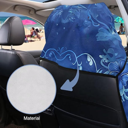 Sea Turtle Car Towel Seat Cover Soft Car Seat Towel Cover Breathable Cars Interior Accessories Fashion for Cars, Trucks, Sedans, Vans, SUVs - Image 3
