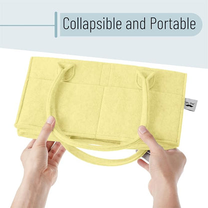 Mr. Pen- Baby Diaper Caddy Organizer, Lemon Glow | Nursery Storage Bin and Car Organizer for Diapers and Baby Wipes - Image 6
