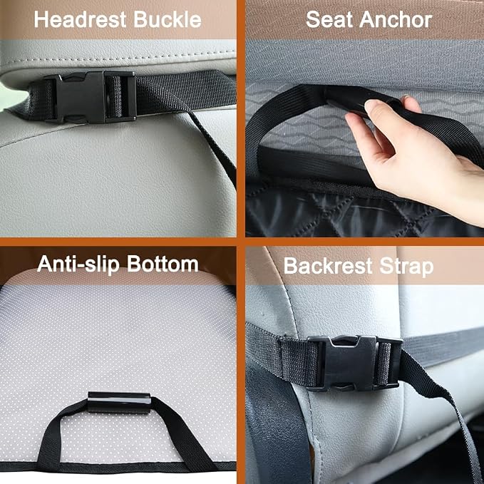 Car Front Seat Covers for Dogs Captain Chair Seat Covers Pet Car Seat Cover Car Seat Protector for Dogs Bucket Seat Cover - Image 3