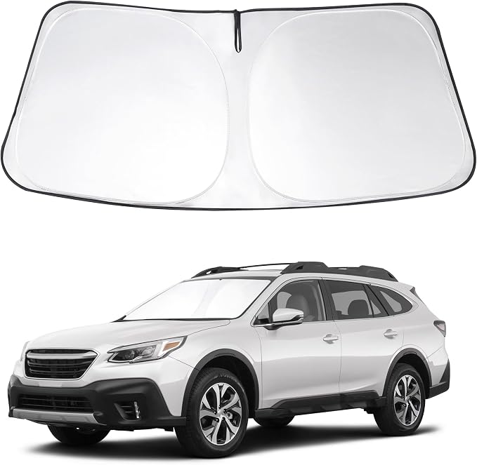 Windshield Sun Shade Sunshade for 2020-2025 Su baru Outback | Full covered for windshield, Foldable & Durable, Block UV Rays, Reduce Heat, Easy to install, Keeps Car Cooler by LHFLIVE