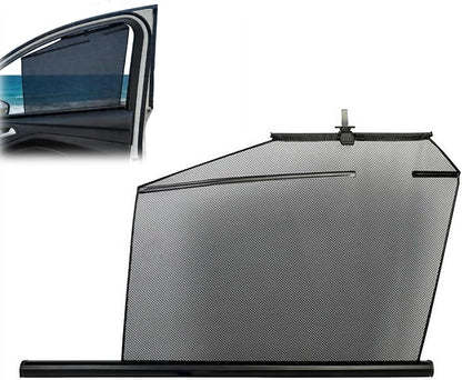 Retractable Car Side Window Sunshade,2026 Auto Static Cling Mesh Shade for UV Protection & Heat Block, Keeps Baby & Pet Safe from Sun Glare,Easy Self-Retracting Roller for Most Cars,Trucks,SUVs(Right by Unknown