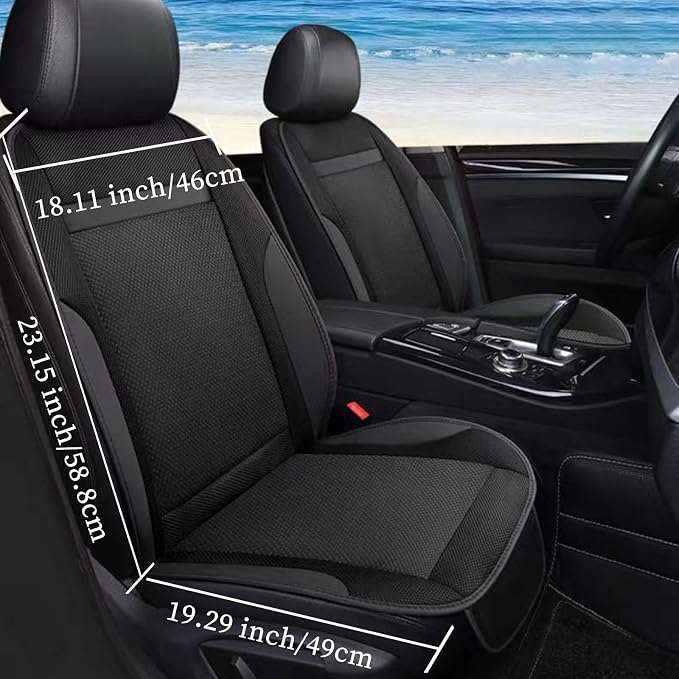 SriGM Cooling Car Seat Cushion 12V Summer Seat Rapid Cooling Seat Cover | Comfortable Cooling Car Seat Cushion Breathable Automotive Cooler Pad for Summer Driving Cars SUV Truck Universal Fit 1 Pack - Image 4