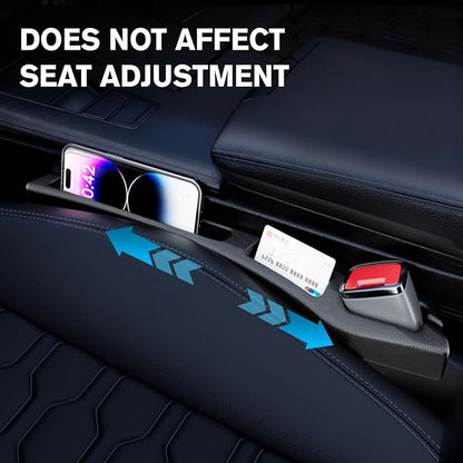 7F Car Seat Gap Filler Organiser,Between Seat Gap Filler, Centre Console Organiser, Universal Car Accessories, Fit SUV Truck Storage Black - Image 4