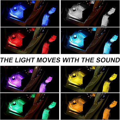 Interior Car LED Strip Lights with APP Control, RGB Ambient Lighting Kit with 118 inches Fiber Optic, 16 Million Colors Music Sync LED Vehicle Cigarette Lighter Neon Strip - Image 6